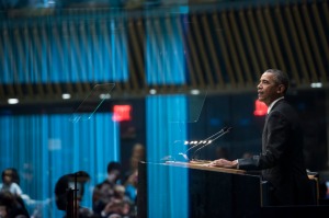 UN 70th General Assembly. President Obama's speech . . .